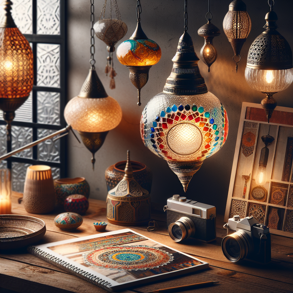 Moroccan Mosaic: Colorful Glass Pendants to Enchant Every Room